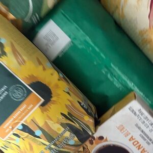 Starbucks Sunflower and Green Coffee Packaging